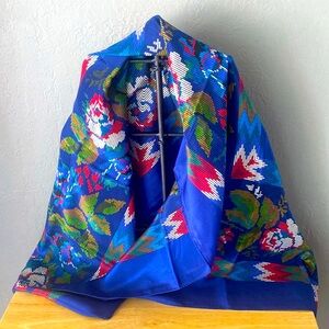 1970s Echo vintage silk scarf NWOT